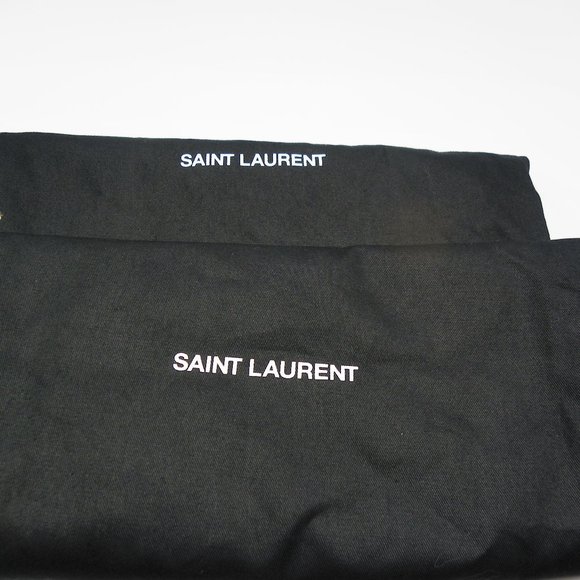 YVES ST. LAURANT BLACK /SILVER HEELS SZ 11.5 /42 - Picture 8 of 9